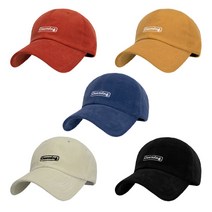팸드님 글루밍 골덴 볼캡 코듀로이 캐주얼 자수 야구모자 5Colors