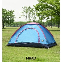 헤이릴렉스캄다운 이지팝업텐트 HRXDET1S, retro blue, 2인용