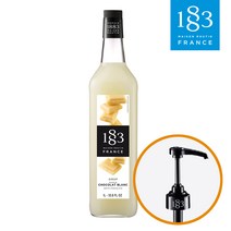 트렌드커피 1883 화이트초코 시럽 1L+1883 정품 로고 시럽펌프