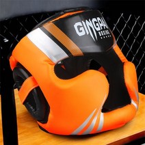 격투기 헤드기어 태권도 복싱 코보호 프로모션 권투 안전 헬멧 헤드 기어 프로텍터 성인 어린이 훈련 헤드 기어 무에타이 킥 풀 커버 헬멧, m, 오렌지