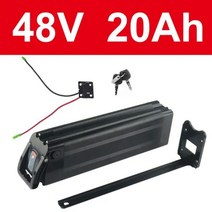 전기 자전거밧데리 배터리 실버피쉬 리튬 자전거 이온 48V 20Ah 15Ah 1000W 500W 24V 36V 18650 팩 및 충전기