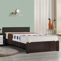 침대생각 오피스 침대 세트, 1-1.일반형/오크/슈퍼싱글, 2-1.무소음 단면 매트리스