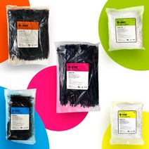 벨로 전오 소형 대형 얇은 두꺼운 케이블타이 고정 블랙 백색 컬러 1봉 1000개 규격 100 140 200 270 300 370 450 530 780, 벨로 흑색 300mm 500개