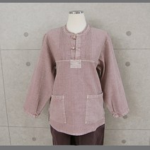 메밀꽃피는날 남여공용 고급자수 상의 생활한복 개량