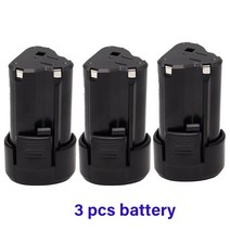12V 6000mAh Replace Li-ion Battery For Rockwell For Worx WA3503 WU151 WU127 WU128 WU280 WX521 WU679, [01] 12V, [03] 3 pcs battery