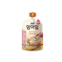 맘마밀 안심이유식 가리비와 두부(12개월) 100g, 1팩, 표고버섯과 소고기