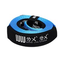 트럭 로프 자동차 견인 긴급 구조 강력한 폴리에스터 트레일러 벨트 후크 스틸 5M5T, LULU-Blue, LULU-Blue