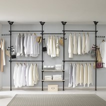 이지온 국민튼튼 캑터스 행거 EOBC32-407M 시스템 드레스룸 옷걸이 고정식 튼튼한, 선인장