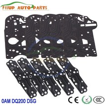 0am 가스켓 자동 변속기 dq200 dsg 7 속도 밸브 바디 기어 박스 audi vw skoda 0am325467j oam 용 오버홀 가스켓, 6세트(18개)