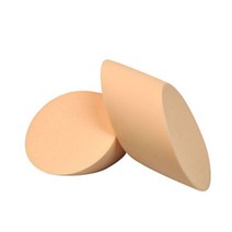 메이크업퍼프 쿠션 퍼프 40파이 원형사선 분첩 2P 본상품, 8개