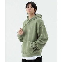 LEE 피그먼트 다잉 후드 티셔츠 카키 Pigment Ding Hooded Tshirt Khaki