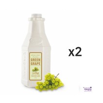 (2개)까로망 마이 청포도 농축액 2kg 베이스 시럽