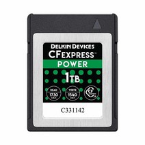 Delkin 2TB 파워 CF익스프레스 타입 B 메모리 카드 (DCFX1-2TB)