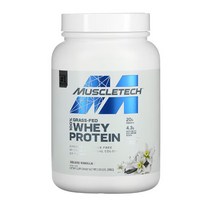 머슬테크 100% 웨이프로틴 디럭스 바닐라 1.8lbs 816g