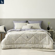 [헤지스홈]모달 윈썸[6온스] 옐로우 슈퍼싱글/퀸/킹세트[퀼트이불+패드+베개커버]