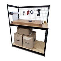 국산 무볼트 작업대 택배작업다이 이동식 작업대 포장테이블, 블랙 900x600