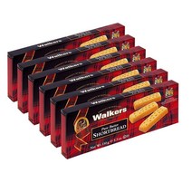 Walkers Shortbread 워커스 퓨어 버터 핑거 쇼트브레드 쿠키 과자 5.3oz(150g) 6팩
