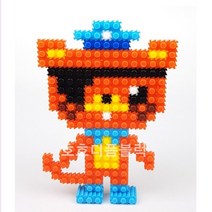 디폼블럭 바다친구들 캐릭터모음 8mm 잠수함 초등선물 실물도안증정, 옥토2 해적고양이