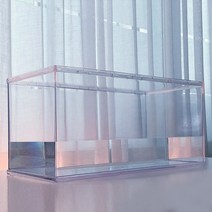 양품소 깨지지않는 거북이 구피 아크릴 크리스탈투명 미니 환수구 어항