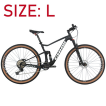 mtb 자전거 탄소 섬유 프레임 쓰루 액슬 디스크 브레이크 12148mm 부스트 29er 풀 서스펜션 mtb bike 11 speed, 엘 (180cm-190cm)