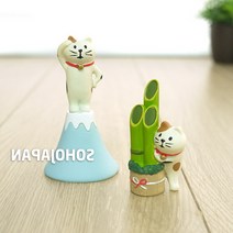 옥탑방인테리어 딸방 원룸 데꼴 고양이 인형 장식, 후지산고양이_82570