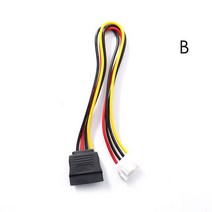 1pc sata 15핀 암 4핀 암 fdd 플로피 어댑터 하드 드라이브 전원 케이블 xh2.54mm sata vh3.96mm sata, b-vh3.96mm  sata-, 02 B
