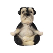 소품창의적인 요가 슈나우저 수지 공예 개 동상 거실 장식 미니어처 피규어 상점 창 데스크탑 장식품, 10 E2