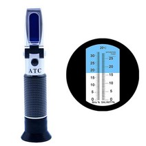 과일 당도 측정기 소금물 과일 50% 오프 ATC 테스터 포함 염분계 브릭스 듀얼 스케일 2 in 1 및, 01 WITH BOX