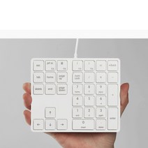 해외 직배송 매직포스 유선 맥 호환 키패드 키보드 숫자 방향키 맥 스타일 검수 출고, B.블랙