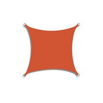 파라솔 천갈이 천교체 교체용 커버 천 300D 폴리에스테르 그늘막 항해 방수 사각형 정원 캐노피 파티오 풀 차양 캠핑 천막, 2X2M, orange