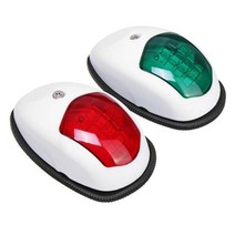항해등 야간 선박 보트 2pcs 범용 led 사이드 라이트 신호 램프 사이드 마커 라이트 탐색 램프 해양 요트 트럭 트레일러 밴, 하얀