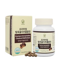 프리미엄 발효율피 추출물 엘라그산 추출 분말 가루 60정, 1개