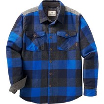 레전더리 화이트 테일스Legendary Whitetails 남성용 스탠다드 우드맨 헤비웨이트 퀼트 셔츠 재킷 아미/모시 오크 컨트리 미디엄