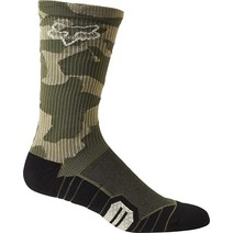 폭스레이싱 남성 20.3cm 8인치 레인저 쿠션 양말 블랙 S사이즈-M사이즈 US, Small-Medium, Green Camo