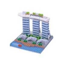 250피스 나노블럭 - 마리나 베이 샌즈 호텔, 단품