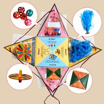 어린이집 명절 전통 놀이 보따리 만들기세트 2인 종이공예 양로원 박람회 민속촌 설날