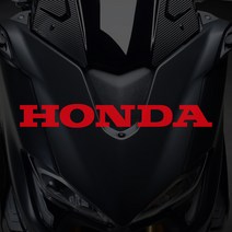 혼다 HONDA 레터링 로고스티커 오토바이 방수데칼, 250x32mm, 골드