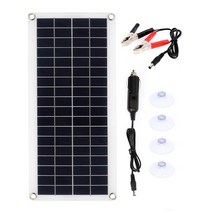 태양열 발전기 태양광 패널 충전기 1000W 태양 전지 키트 12V USB 충전 보드 컨트롤러 휴대용 RV 자동차 MP3 패드에 대 한 방수, [01] only solar panel, 01 only solar panel
