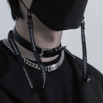 [블레스드뷸렛]로고 마스크 목걸이