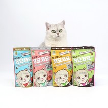 뉴 캐츠랑 저요저요 사이즈업 고양이 간식 4종세트 혼합(참치+연어+닭고기+양고기) 1개 150g, 혼합4종(3+3+3+3)
