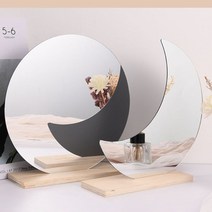 아크릴 안전 인테리어 미러 노프레임 거울 모양 디자인 아크릴 노프레임 미러 웨이브 인테리어 거울, C. 라바
