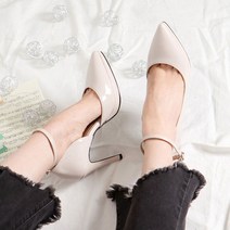 발목스트랩힐 하이힐 킬힐 데일리 키높이 정장구두 0.3507ea
