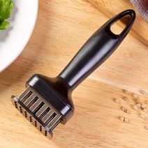 스테인리스 고기 연육기 바늘 스테이크 다지기, 블랙 1개입, 1개