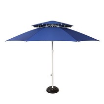 대양파라솔 2단 8각 FRP 파라솔 지름 2300mm, 블루, 1개