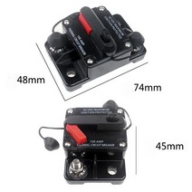 자동절체기 회로 자동 차단기 이중전원 50-300a 12V 24V AMP 회로 차단기 듀얼 배터리 IP67 방수 퓨즈 수동, 05 150A