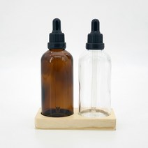 [이서지니]갈색 유리 공병 잠금캡 스포이드 아로마 오일 화장품 100ml, B_스포이드100ml_갈색