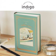 교정 버드나무에 365days 손글씨 인디고 한문장 일기 부는 글씨체 바람, 상세페이지 참조, 상세페이지 참조