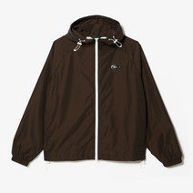 라코스테 바람막이 남성 깅엄체크 후드 블루종 브라운 BH0151-52N TXJ