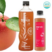 청담식초 천연 발효식초 자몽 식초 650ml 300ml 수제 원액 다이어트 디톡스 식초음료, 자몽식초 300ml x 1개