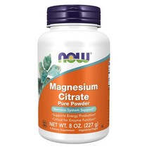 NOWFOODS 나우푸드 구연산 마그네슘 Magnesium 파우더 227 그램